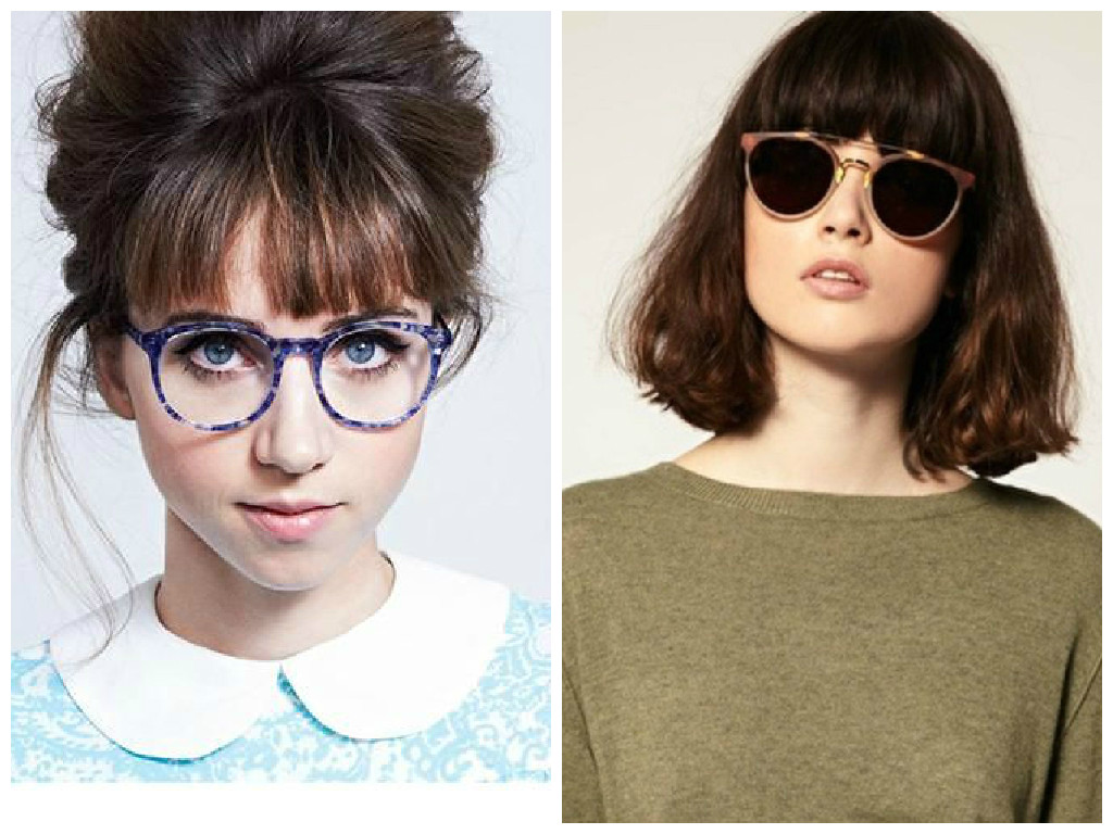 24 Easy to Do Hairstyles with Bangs and Glasses – HairStyles for Women