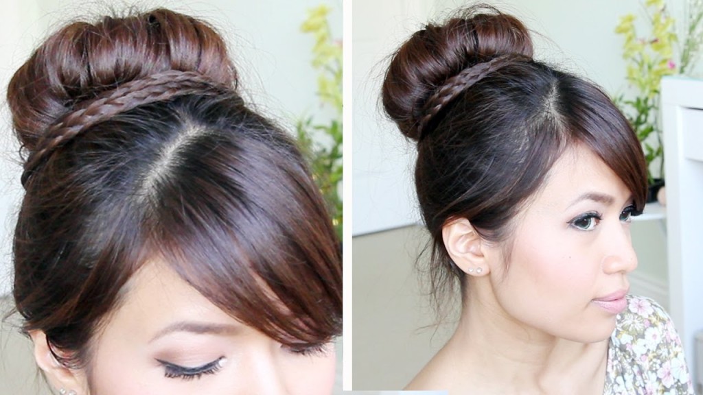 bun-hairstyles-with-bangs-24