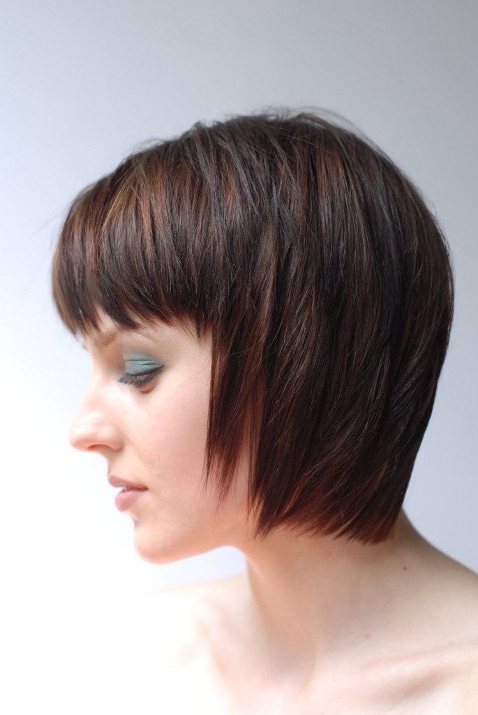 short hairstyles with bangs - 12