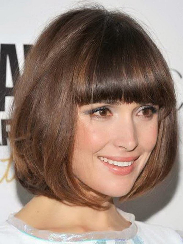 short hairstyles with bangs - 17