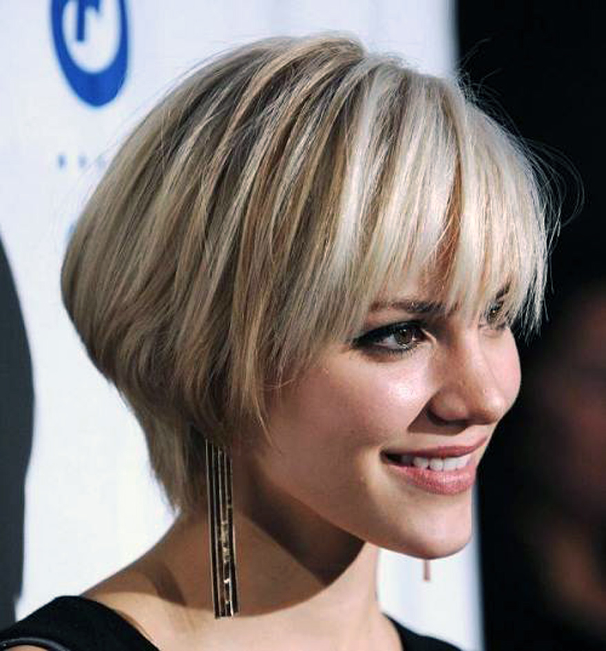 short hairstyles with bangs - 18