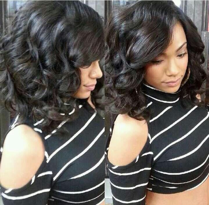 Short Curly Bob For Black Women