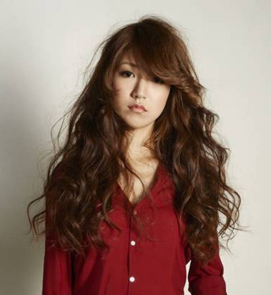 Japanese Long Curly Hairstyles