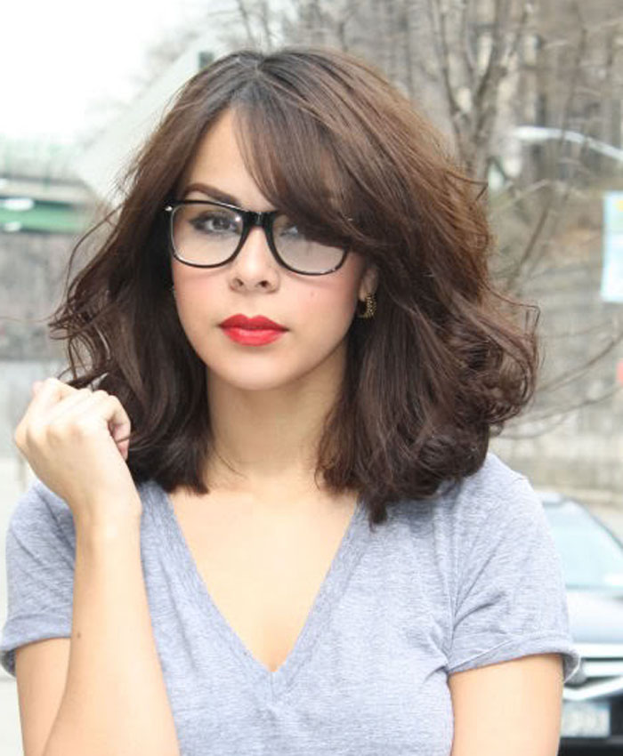 Long Hairstyles Glasses