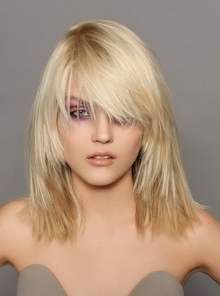 long blonde hairstyles with bangs - 16