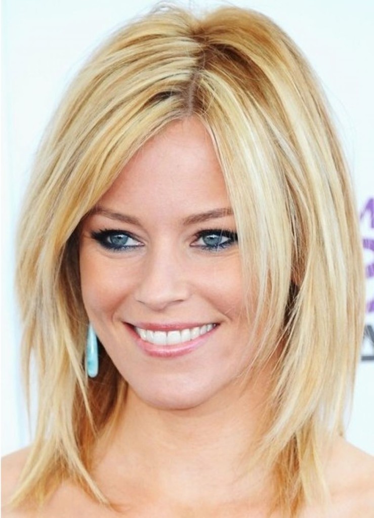 medium straight hairstyles with bangs - 15