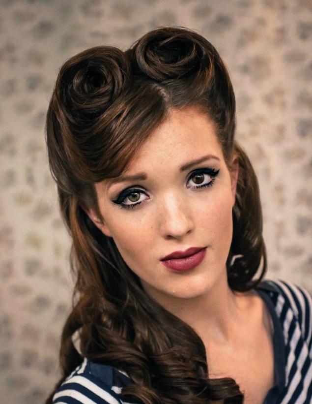 18 Best Easy To Make Pin Up Hairstyles With Bangs That Scream Out Loud