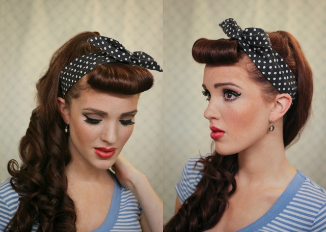 18 Best Easy To Make Pin Up Hairstyles With Bangs That Scream Out Loud