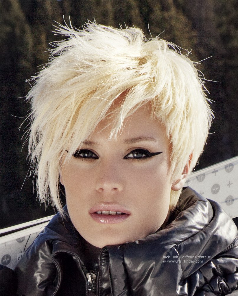 short spiky hairstyles for fine hair