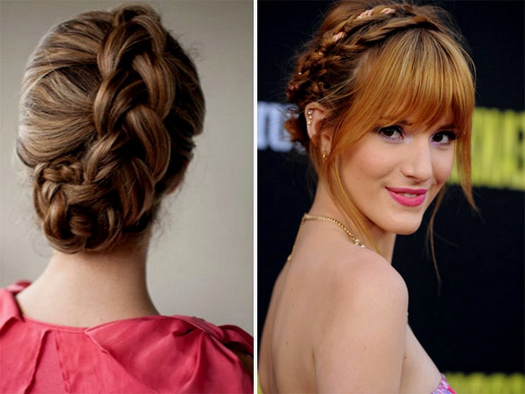 Updo Hairstyles With Bangs 16 