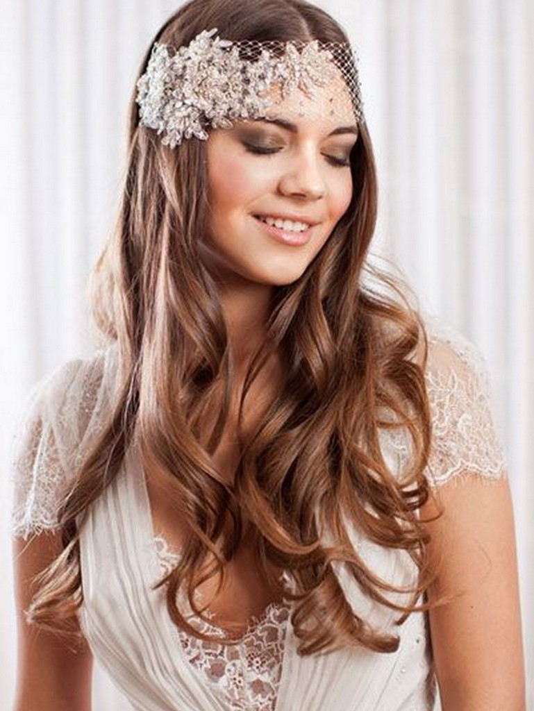 Top 21 Bridal hairstyles with fringes – HairStyles for Women