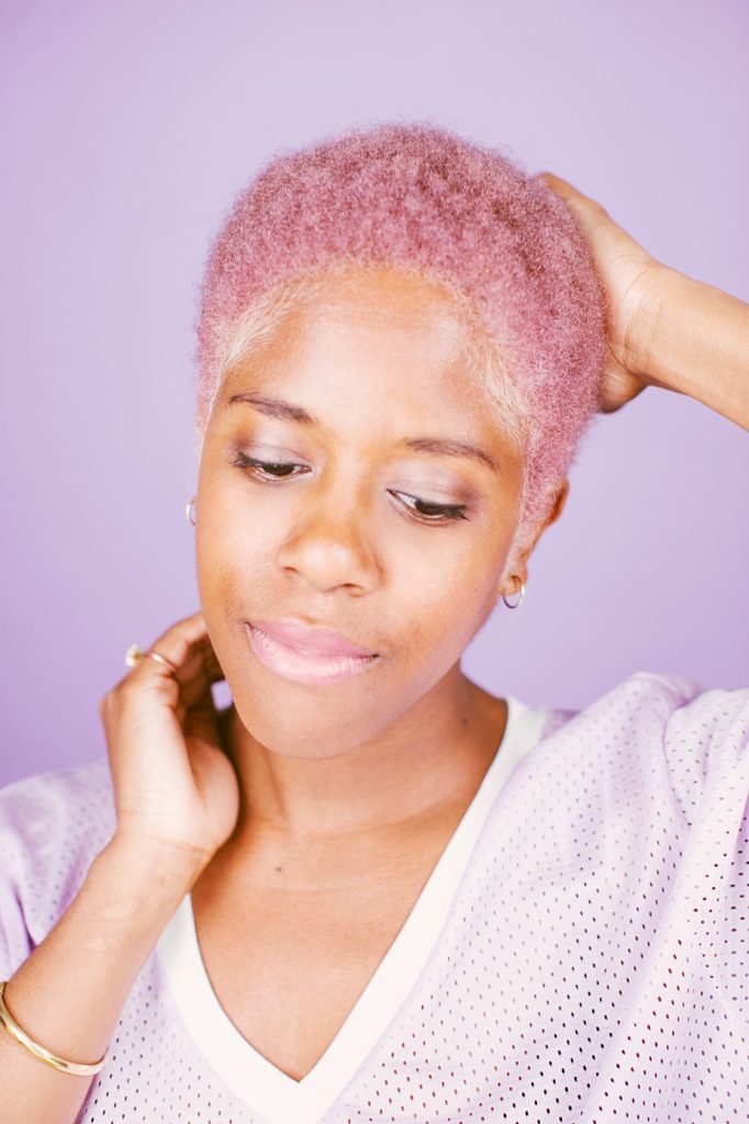 Purple hair for women - 35 excessively radical touches