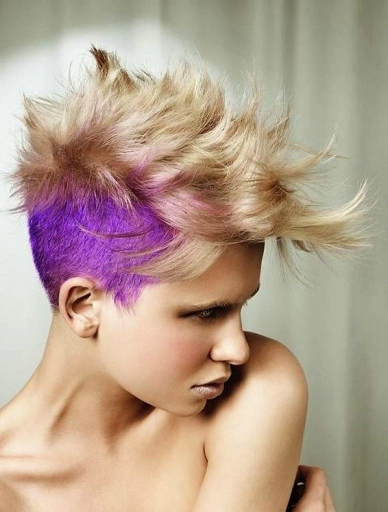 Purple hair for women - 35 excessively radical touches