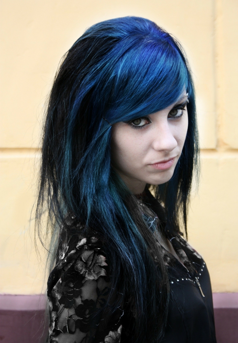 Blue Black Hairstyles