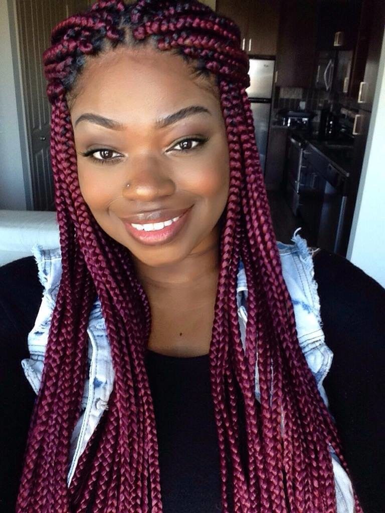 hairstyles for jumbo box braids