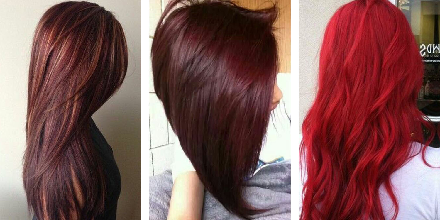 Красный каркаде цвет волос