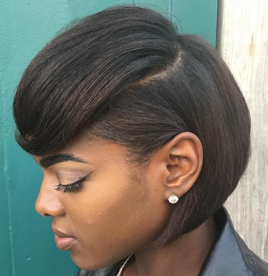 Short Hairstyles For Fine Hair For Black