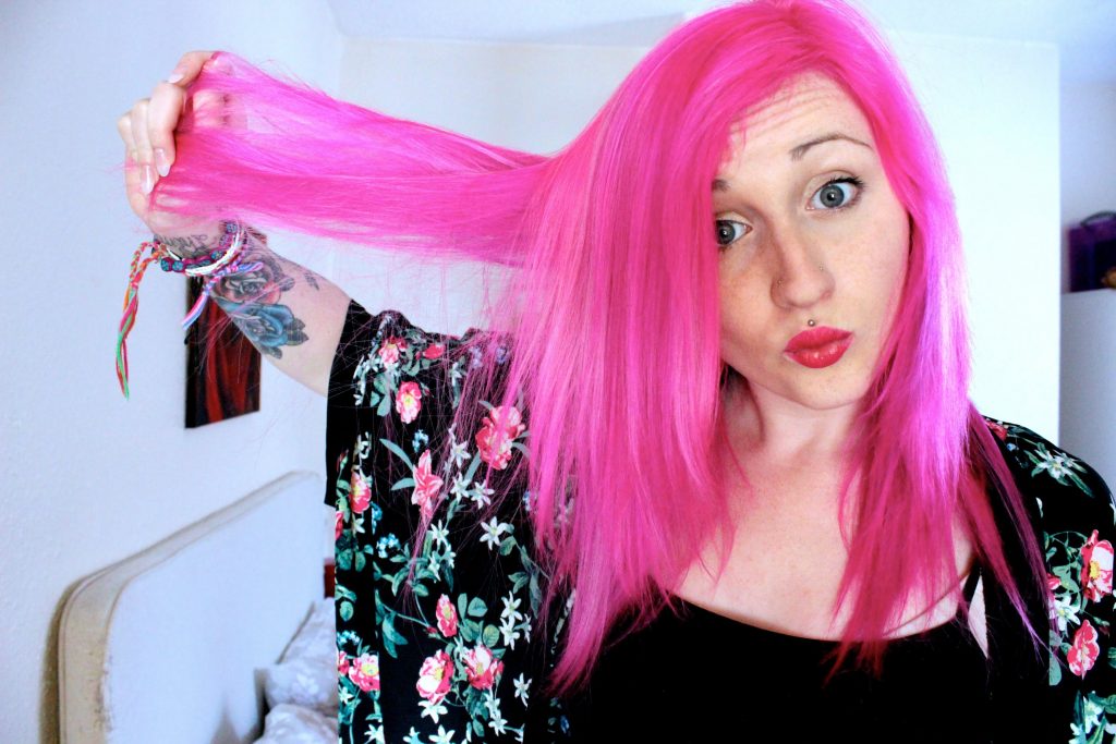 Expert look on Pink hair