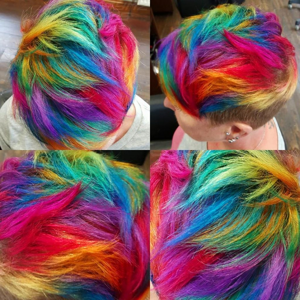 Rainbow hair – be like a rainbow! 28 reasons to live in color