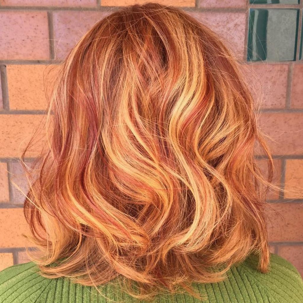 Make way for Strawberry blonde ombre hair