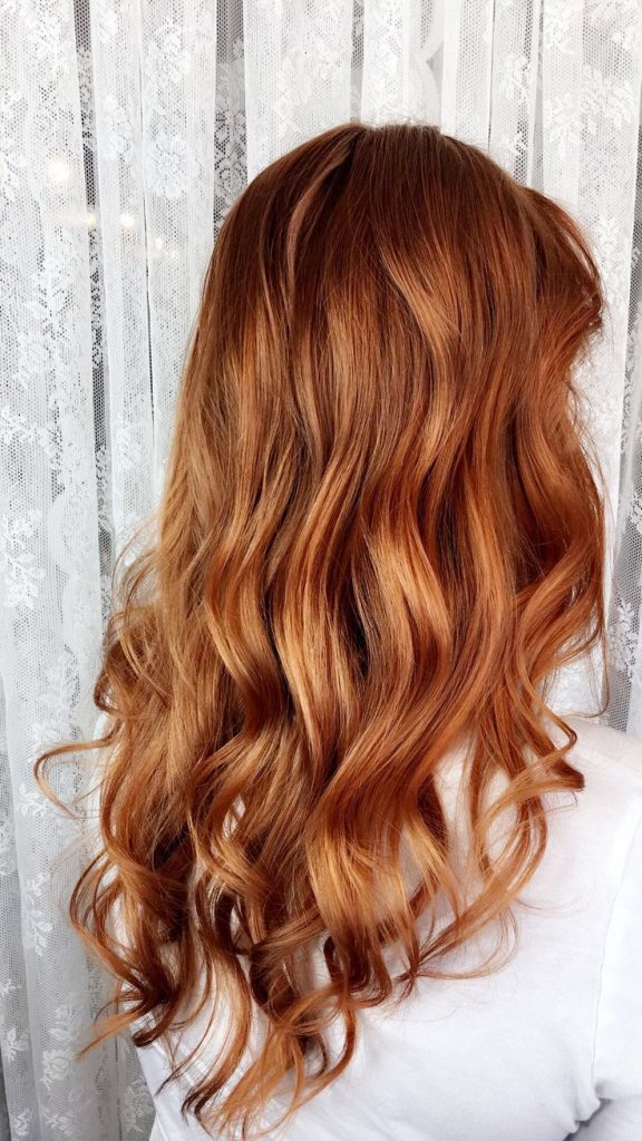 Make way for Strawberry blonde ombre hair