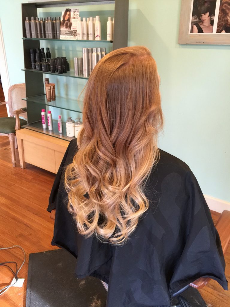 Make way for Strawberry blonde ombre hair