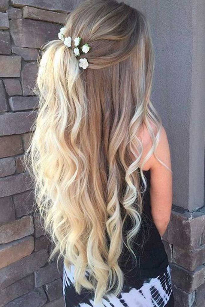 Long Curly Grad Hairstyles