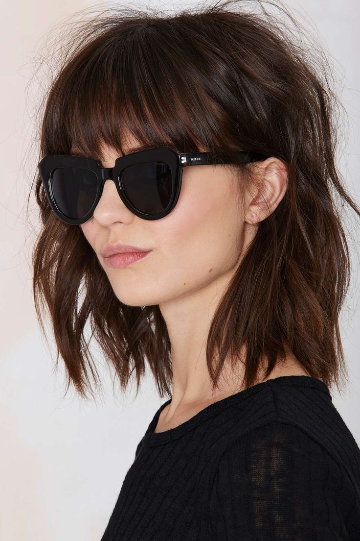 Top 30 HairStyles with Bangs and Glasses, the perfect combination