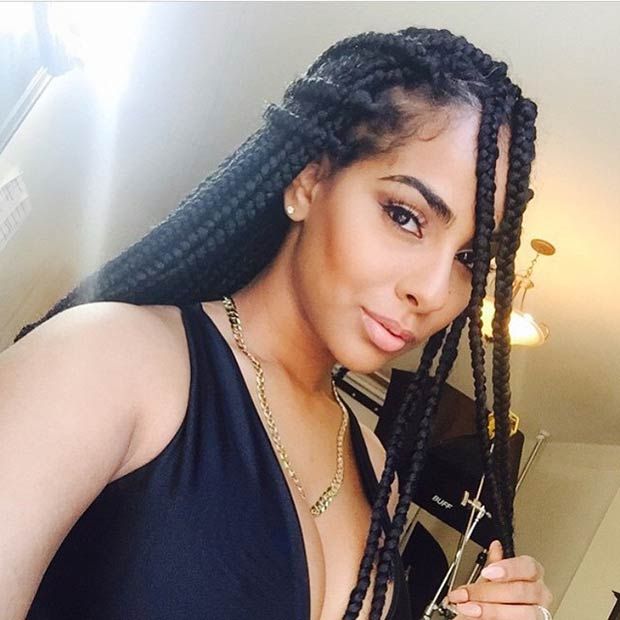 cute jumbo box braids