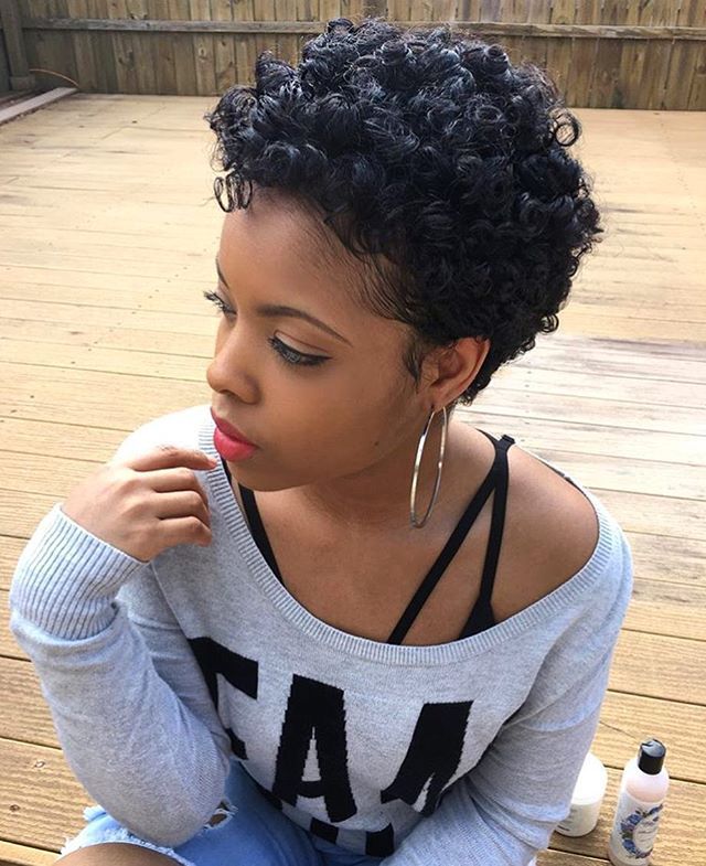 40  Curly hairstyles for short hair black for Women