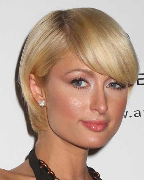 Short Hairstyles With Bangs Round Faces
