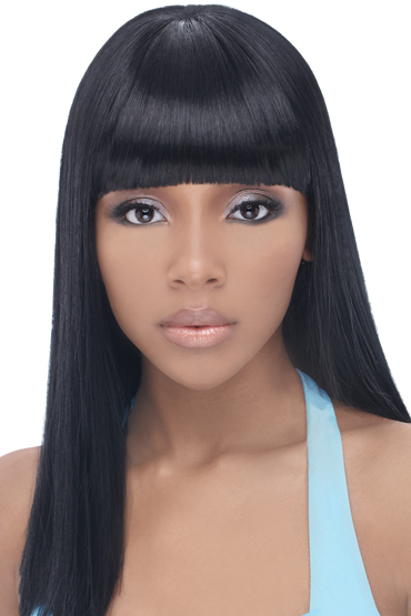 black hairstyles with chinese bangs photo - 3