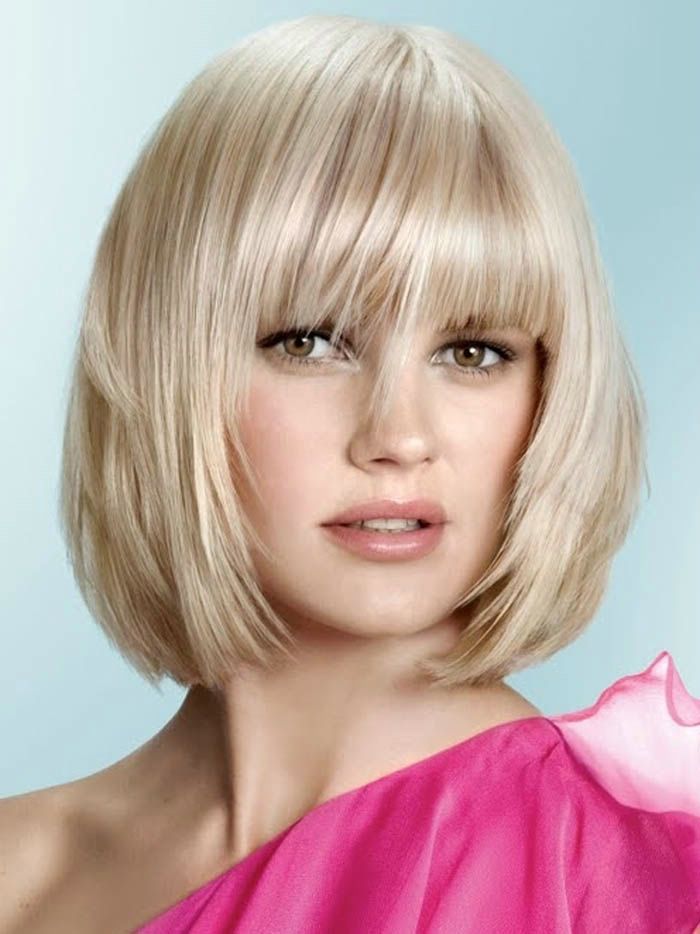 bob hairstyle with bangs photo - 2