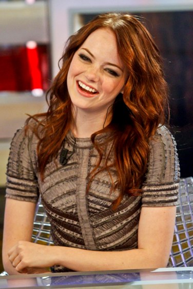 emma stone hairstyles with bangs photo - 10