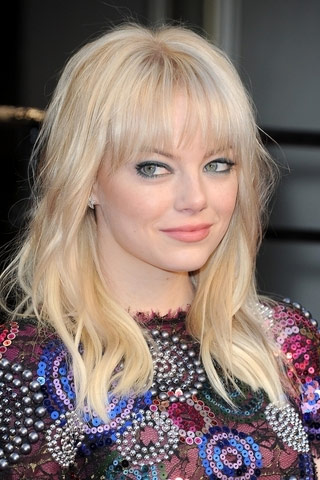 emma stone hairstyles with bangs photo - 5