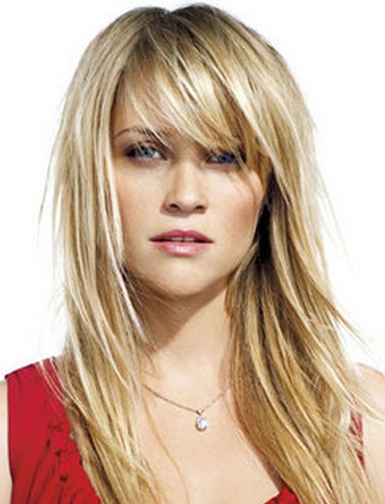 hairstyles for long hair with bangs photo - 6