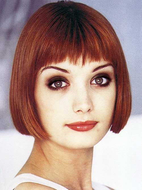 hairstyles for older women with bangs photo - 9