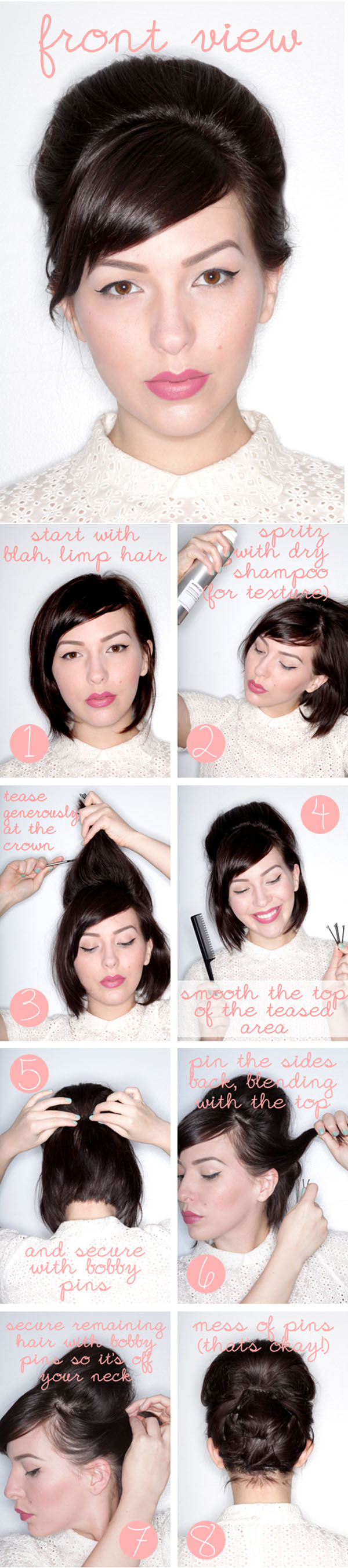 pin up hairstyles for short natural hair photo - 2