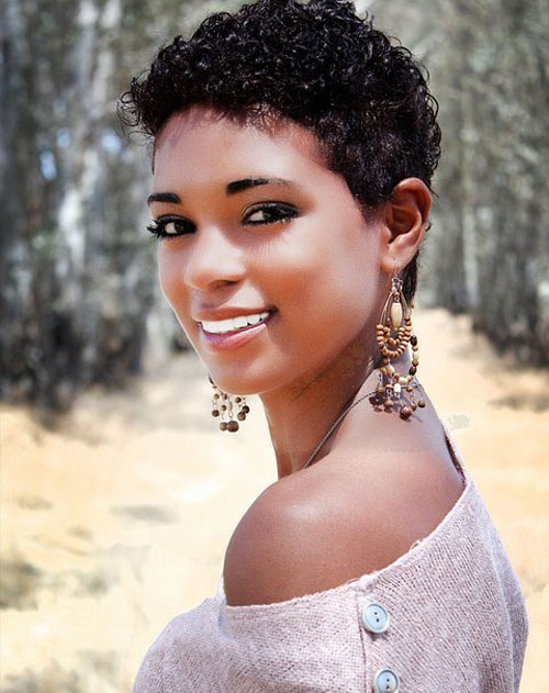 short hairstyles for black women with thin hair photo - 6