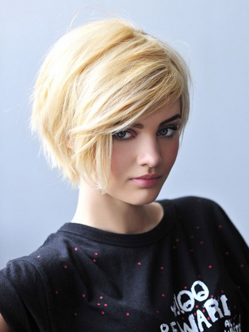 short hairstyles for thick hair photo - 13