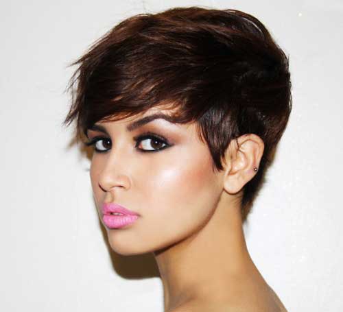 short hairstyles for thick hair photo - 14