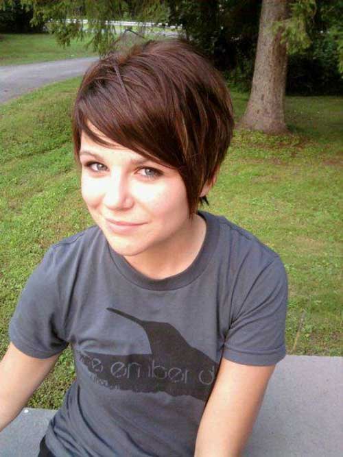 short hairstyles for thick hair photo - 2