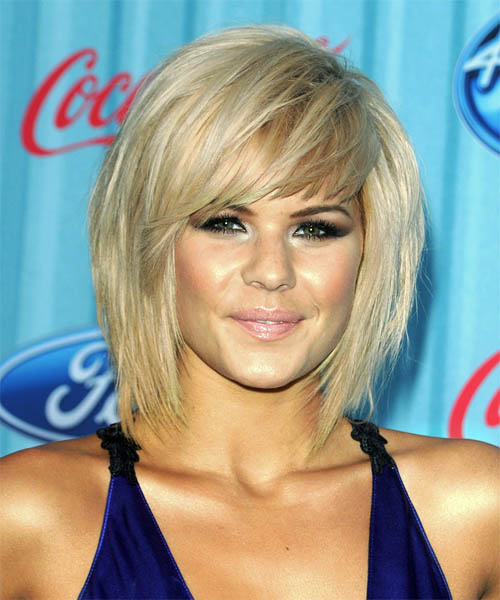 short hairstyles with bangs for round faces photo - 3