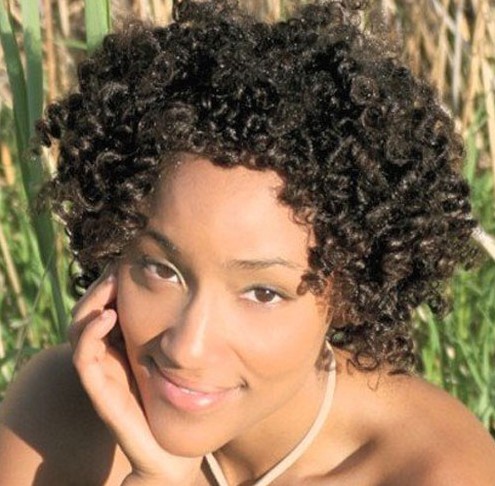 short natural curly hairstyles photo - 4