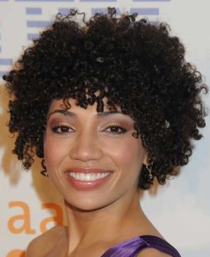 short natural curly hairstyles photo - 8