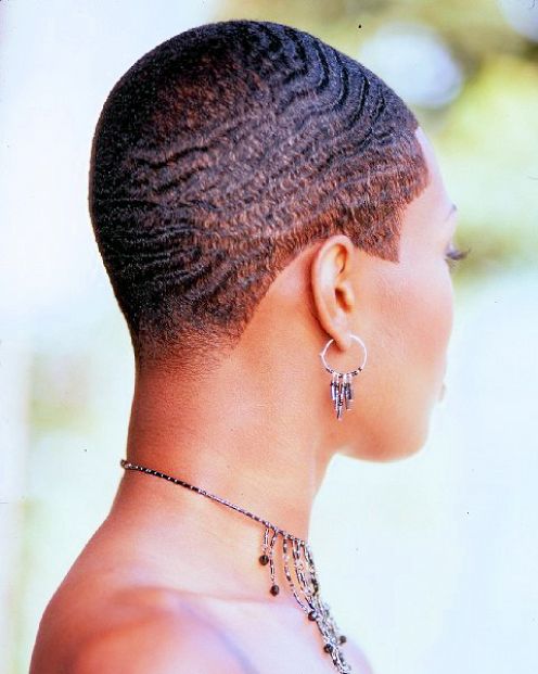 short shaved hairstyles for black women photo - 7